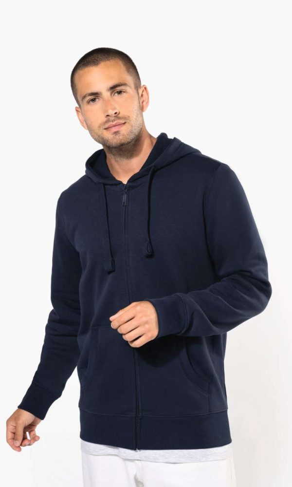 MEN'S FULL ZIP HOODED SWEATSHIRT