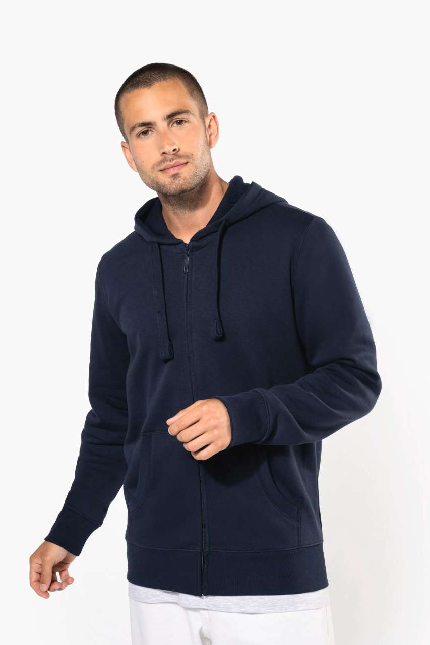 MEN'S FULL ZIP HOODED SWEATSHIRT