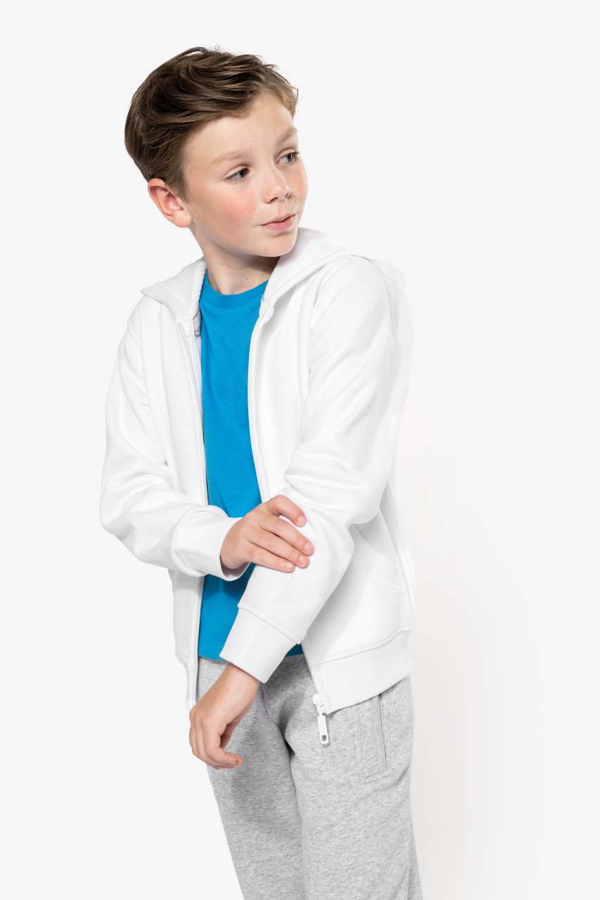 KIDS FULL ZIP HOODED SWEATSHIRT - Slika 4