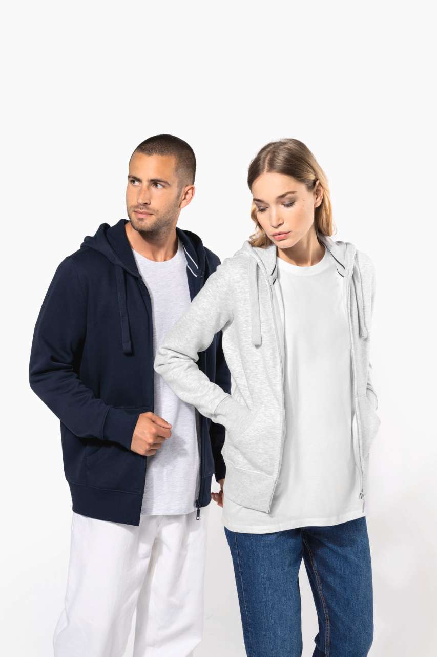 LADIES' FULL ZIP HOODED SWEATSHIRT - Slika 6