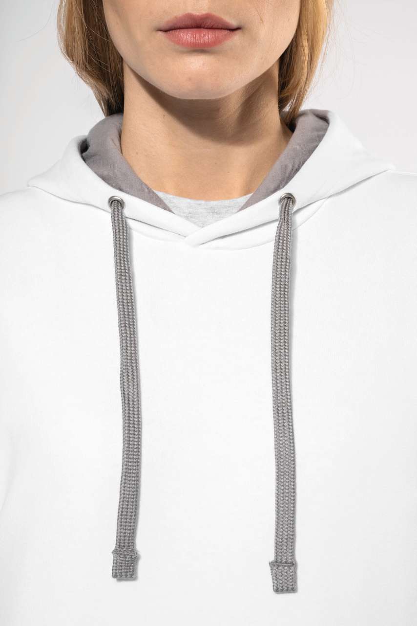 LADIES’ CONTRAST HOODED SWEATSHIRT - Slika 7