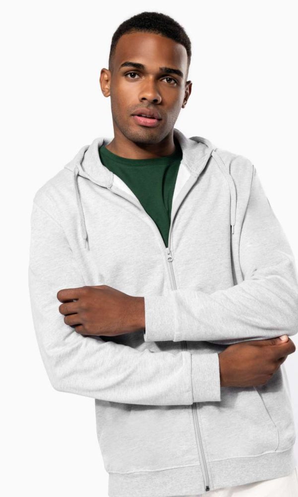 FULL ZIP HOODED SWEATSHIRT