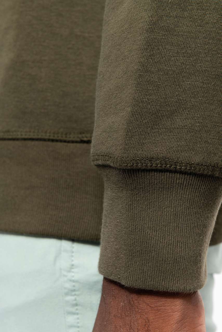 MEN'S ORGANIC COTTON CREW NECK RAGLAN SLEEVE SWEATSHIRT - Slika 2