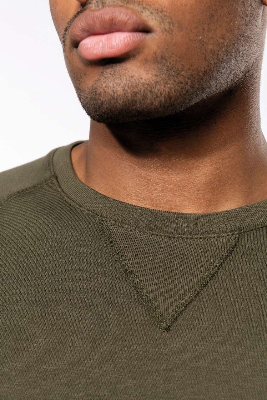 MEN'S ORGANIC COTTON CREW NECK RAGLAN SLEEVE SWEATSHIRT - Slika 6