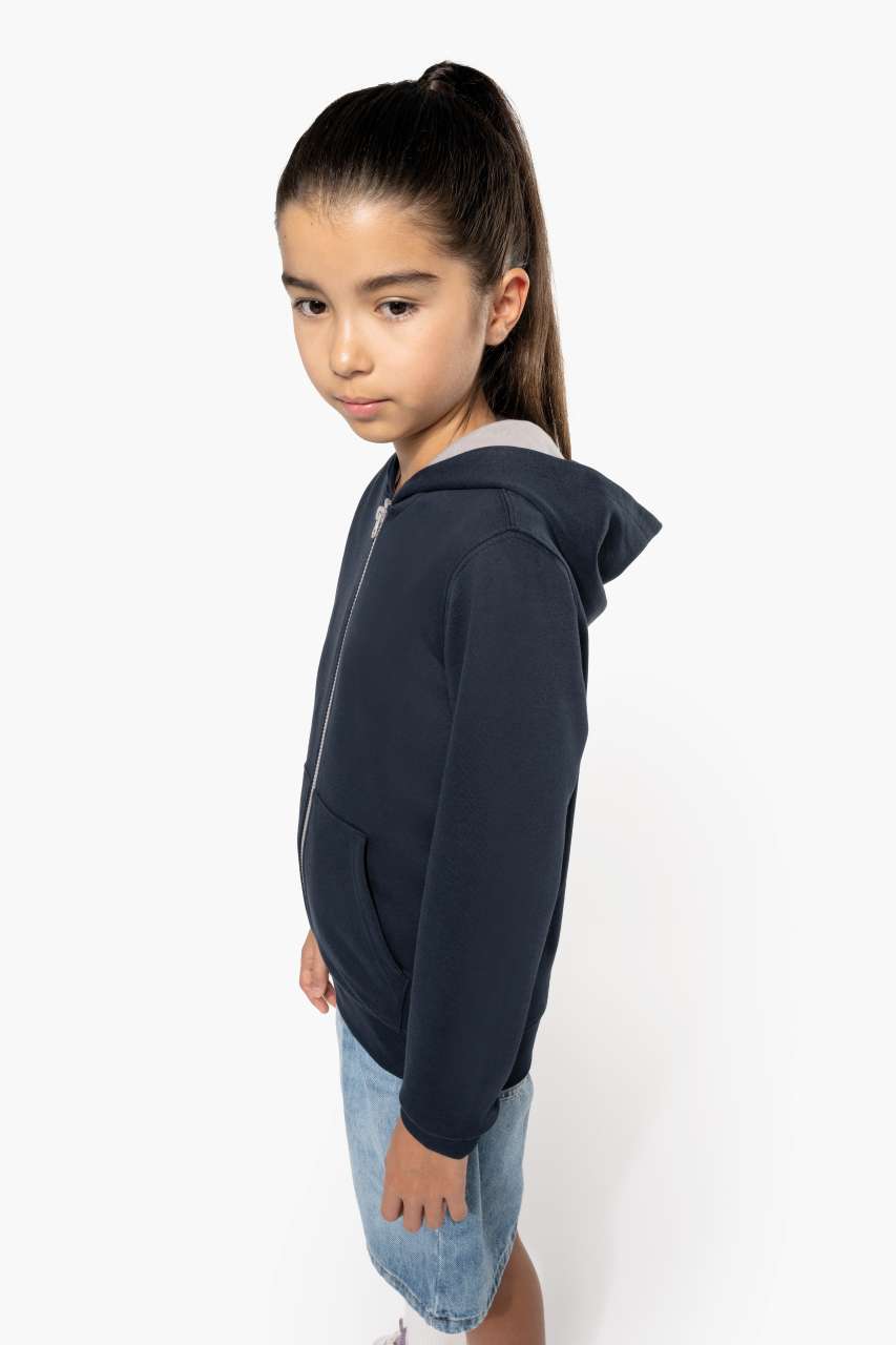 KIDS' FULL ZIP HOODED SWEATSHIRT - Slika 2