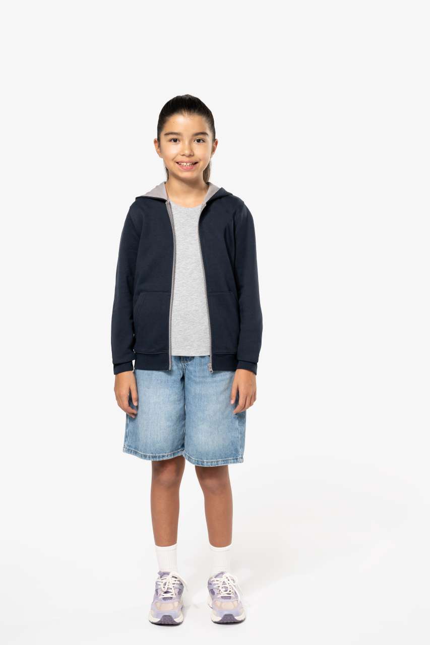KIDS' FULL ZIP HOODED SWEATSHIRT - Slika 7