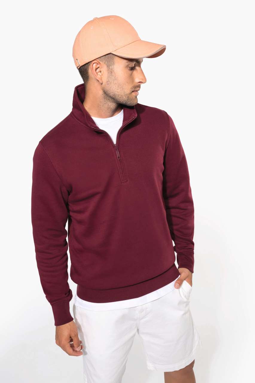 ZIPPED NECK SWEATSHIRT - Slika 4
