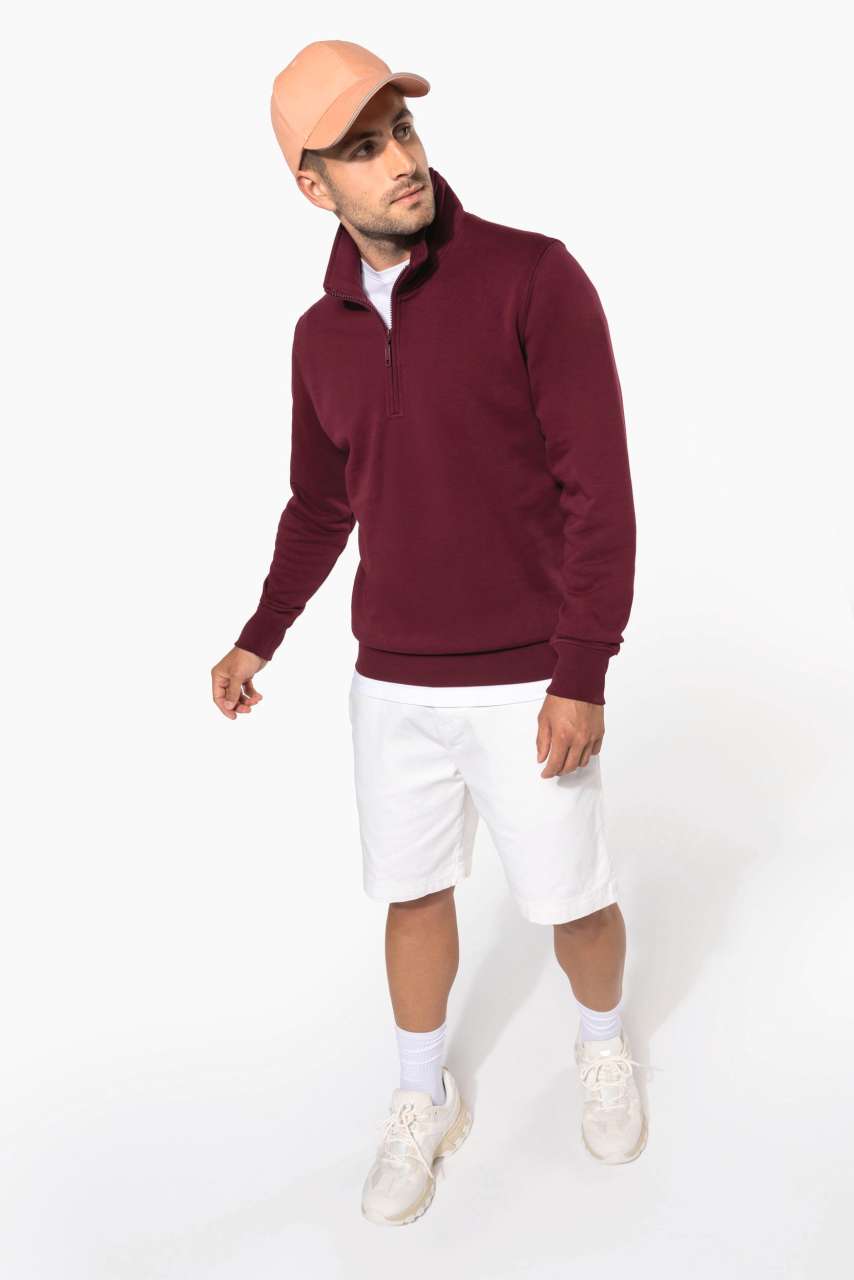 ZIPPED NECK SWEATSHIRT - Slika 5