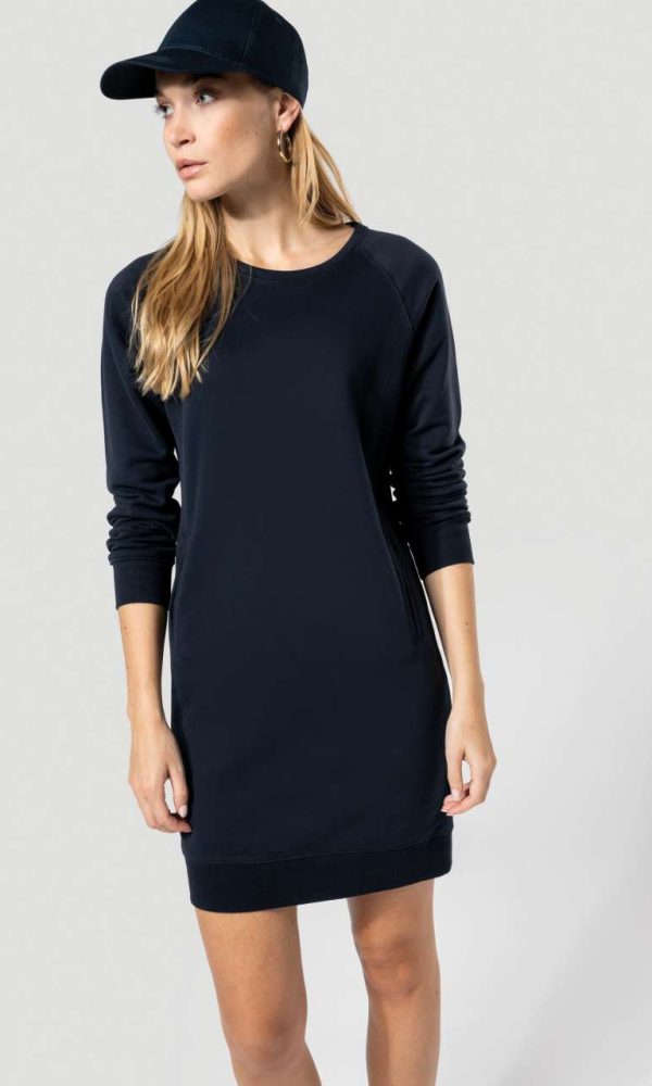 ORGANIC FLEECE LOUNGE DRESS