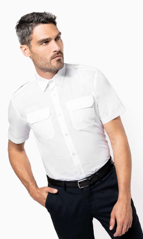 MEN'S SHORT-SLEEVED PILOT SHIRT