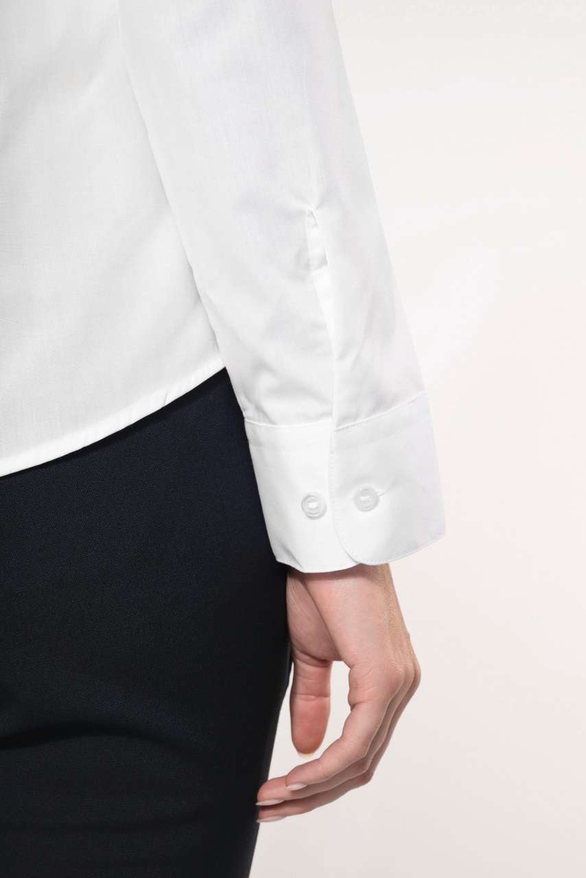 LADIES' LONG-SLEEVED MANDARIN COLLAR SHIRT - Slika 9