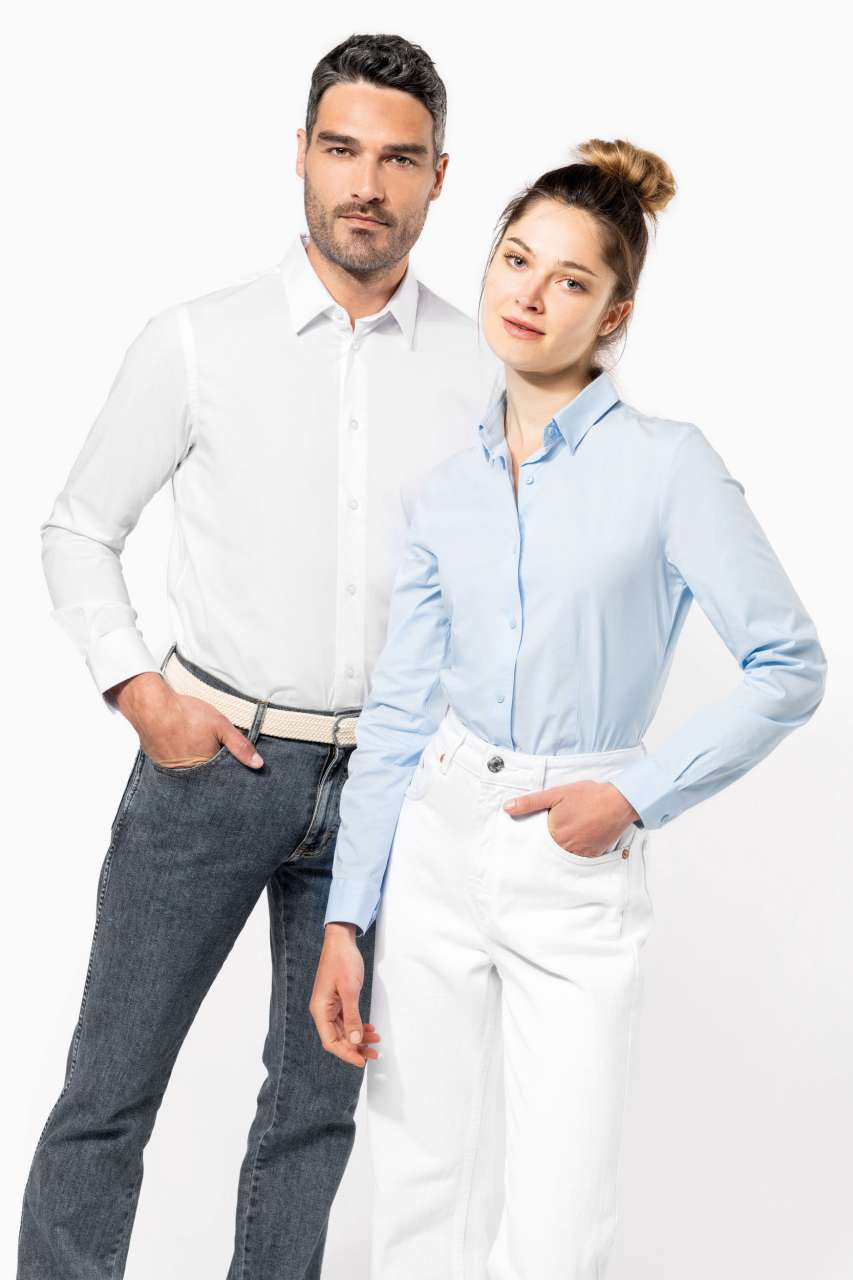 LADIES' LONG-SLEEVED STRETCH SHIRT - Slika 3