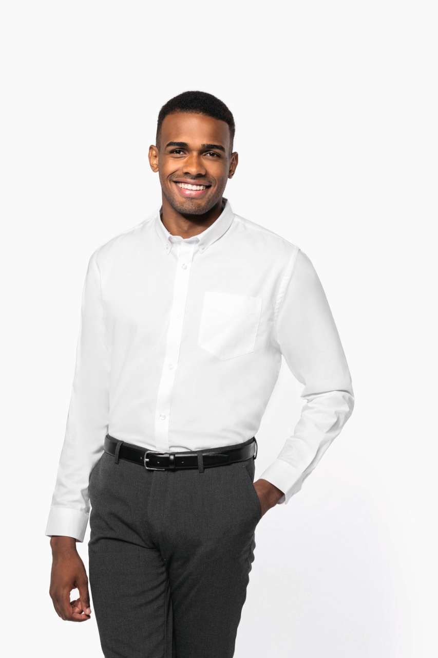 MEN'S LONG-SLEEVED OXFORD SHIRT - Slika 7
