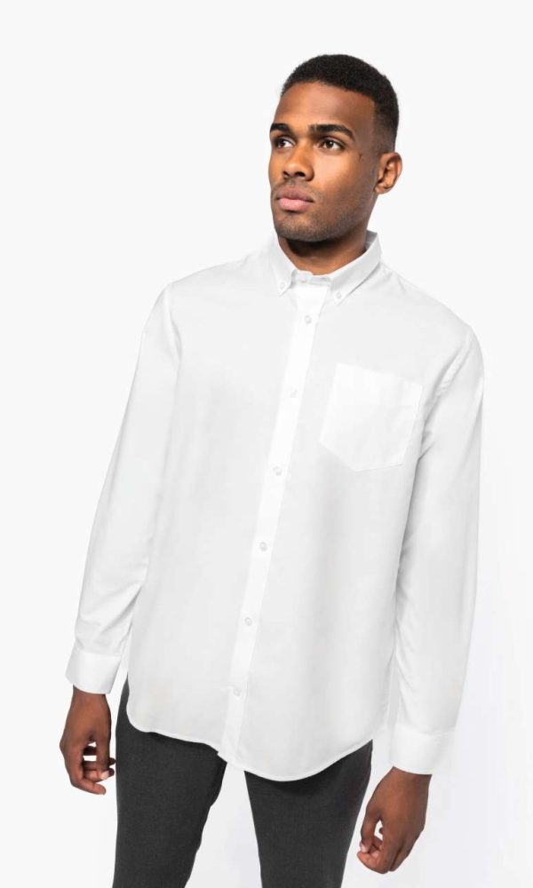 MEN'S LONG-SLEEVED OXFORD SHIRT