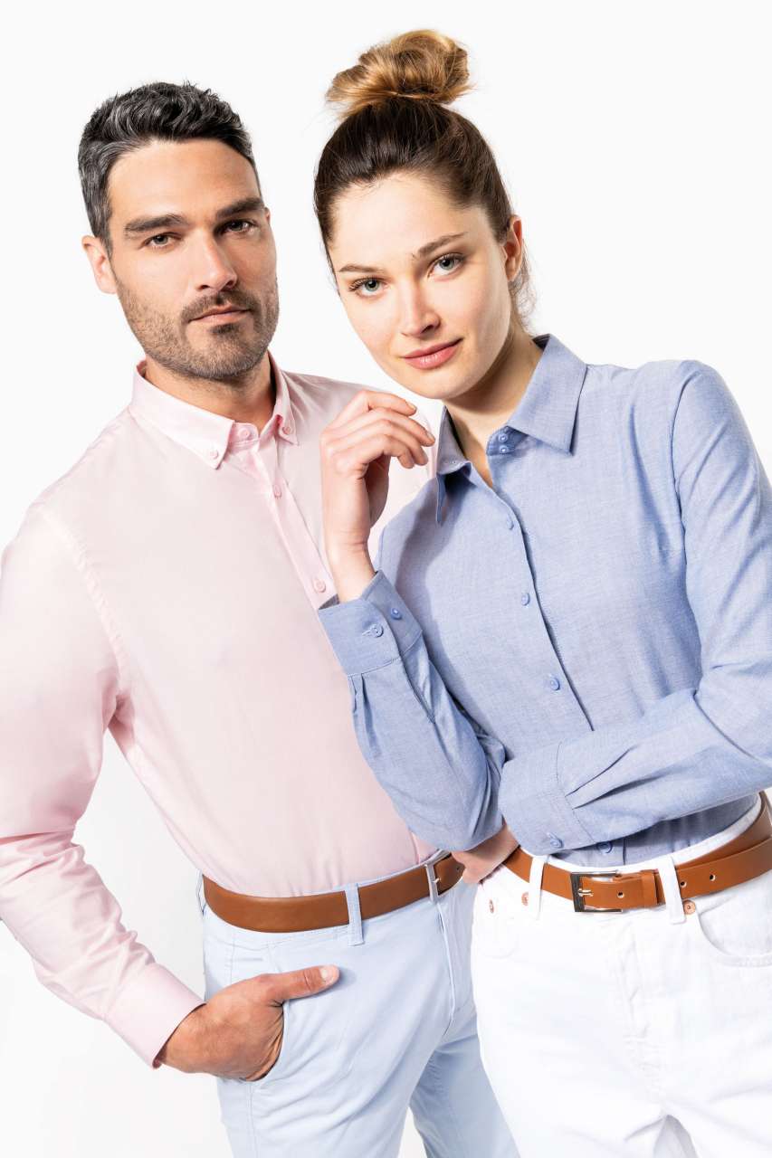 LADIES' LONG-SLEEVED OXFORD SHIRT - Slika 5