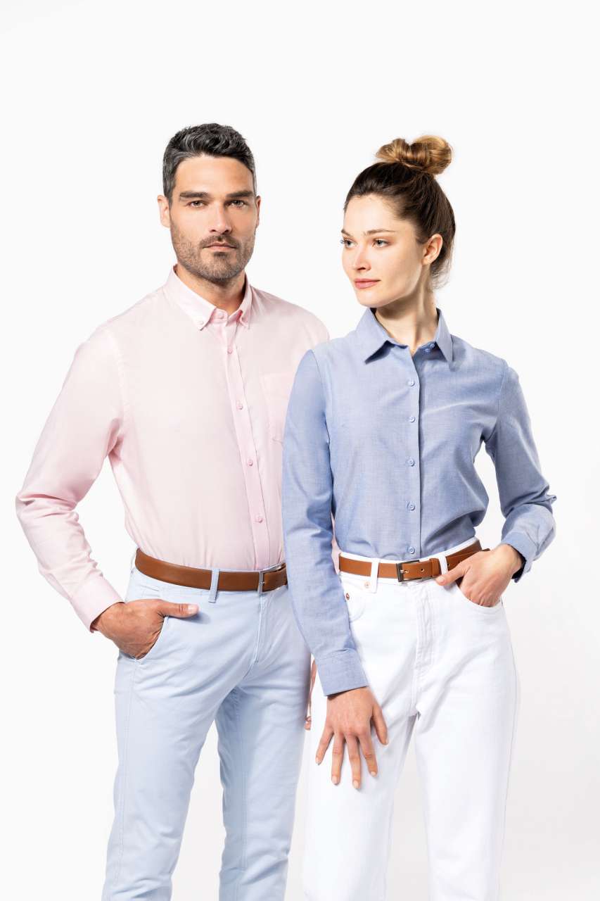 LADIES' LONG-SLEEVED OXFORD SHIRT - Slika 6