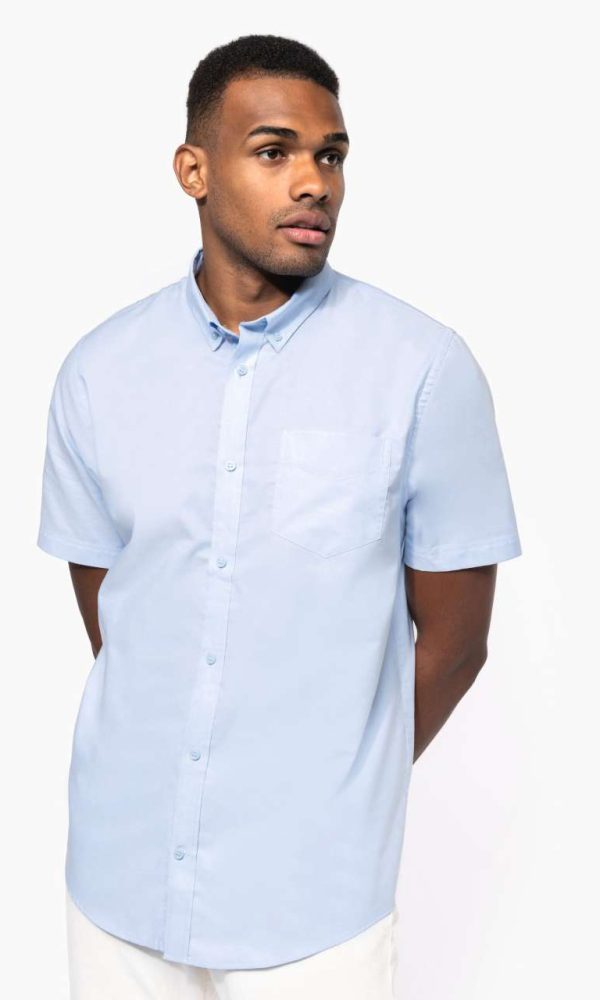 MEN'S SHORT-SLEEVED OXFORD SHIRT