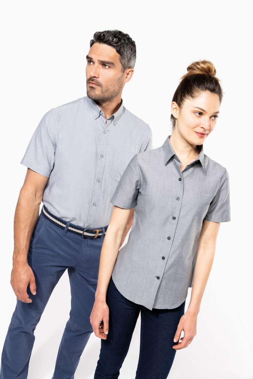 LADIES' SHORT-SLEEVED OXFORD SHIRT - Slika 2