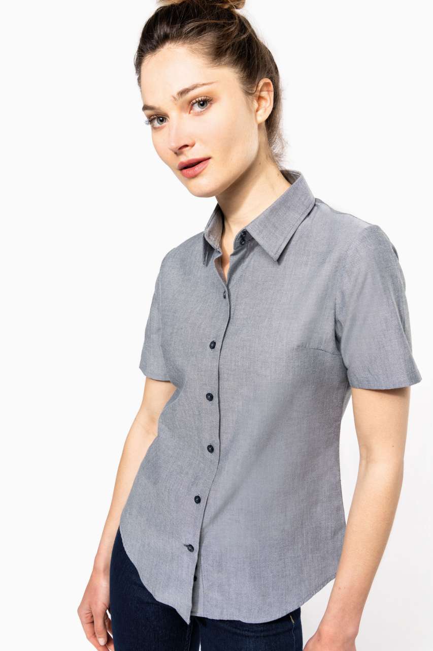 LADIES' SHORT-SLEEVED OXFORD SHIRT - Slika 7