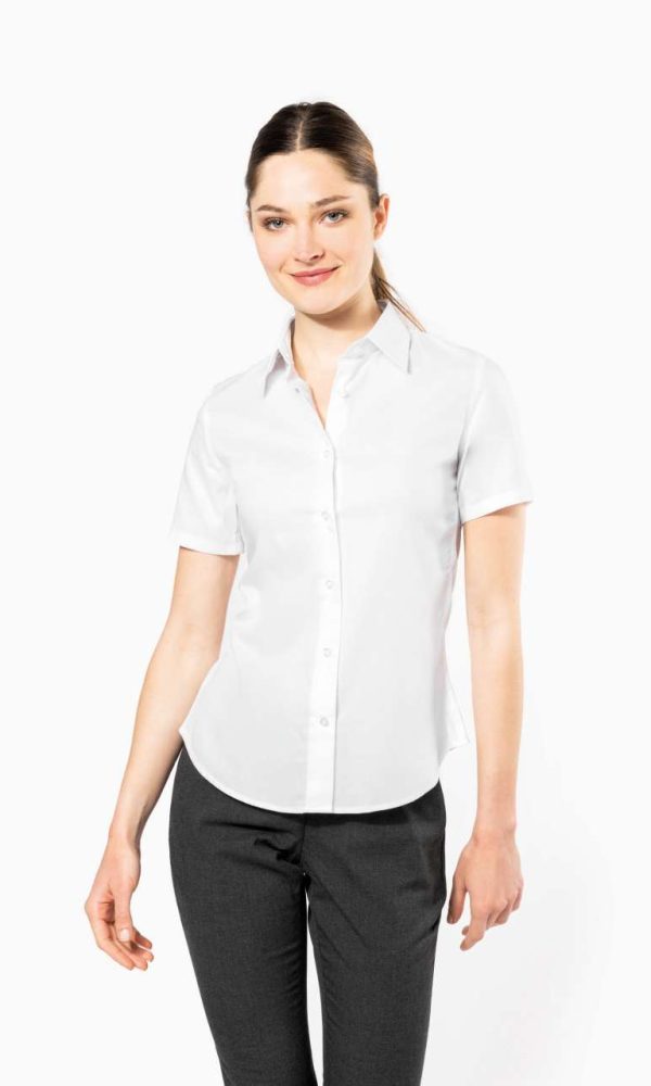LADIES' SHORT-SLEEVED NON-IRON SHIRT