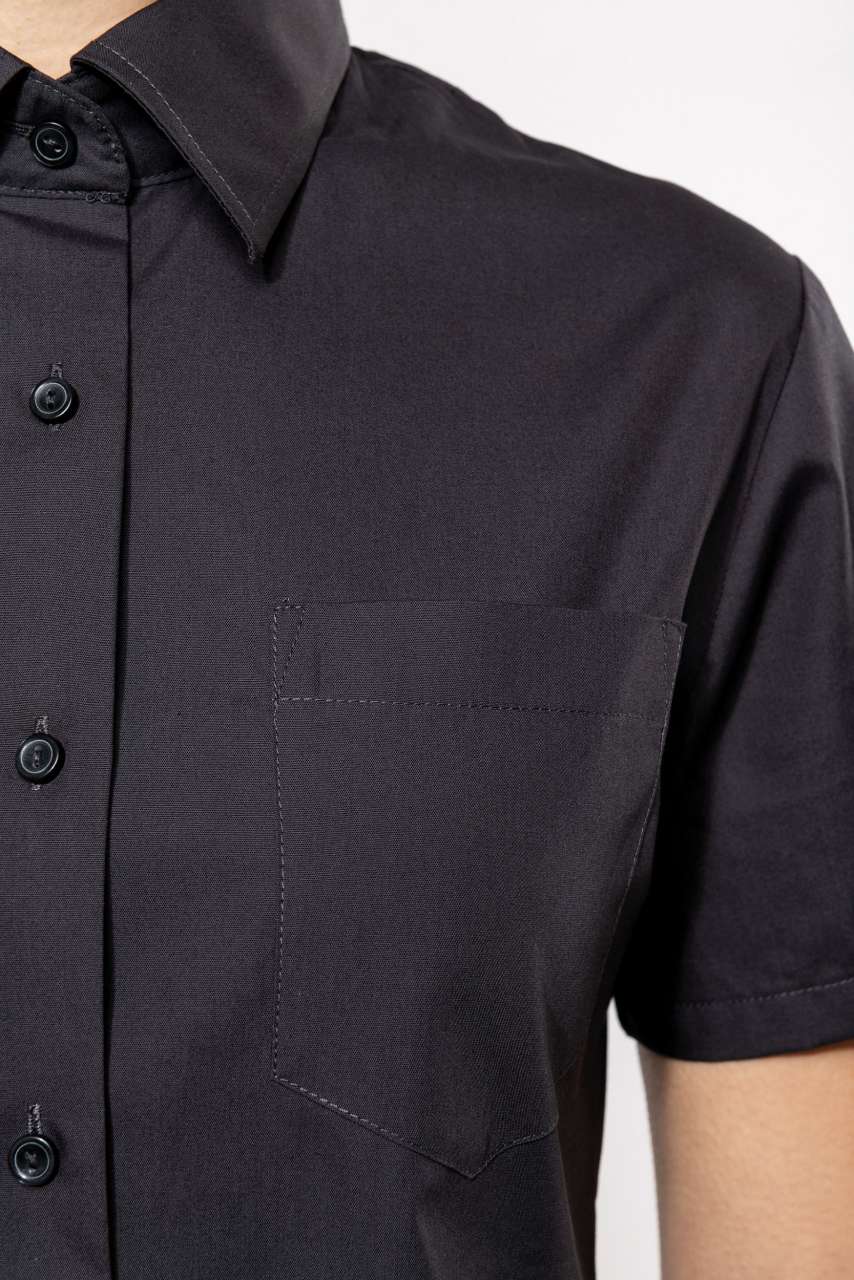 LADIES' SHORT-SLEEVED COTTON POPLIN SHIRT - Slika 5