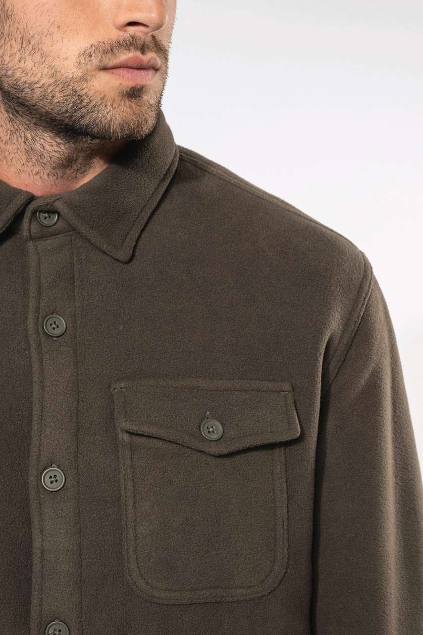 SHERPA-LINED FLEECE OVERSHIRT - Slika 2