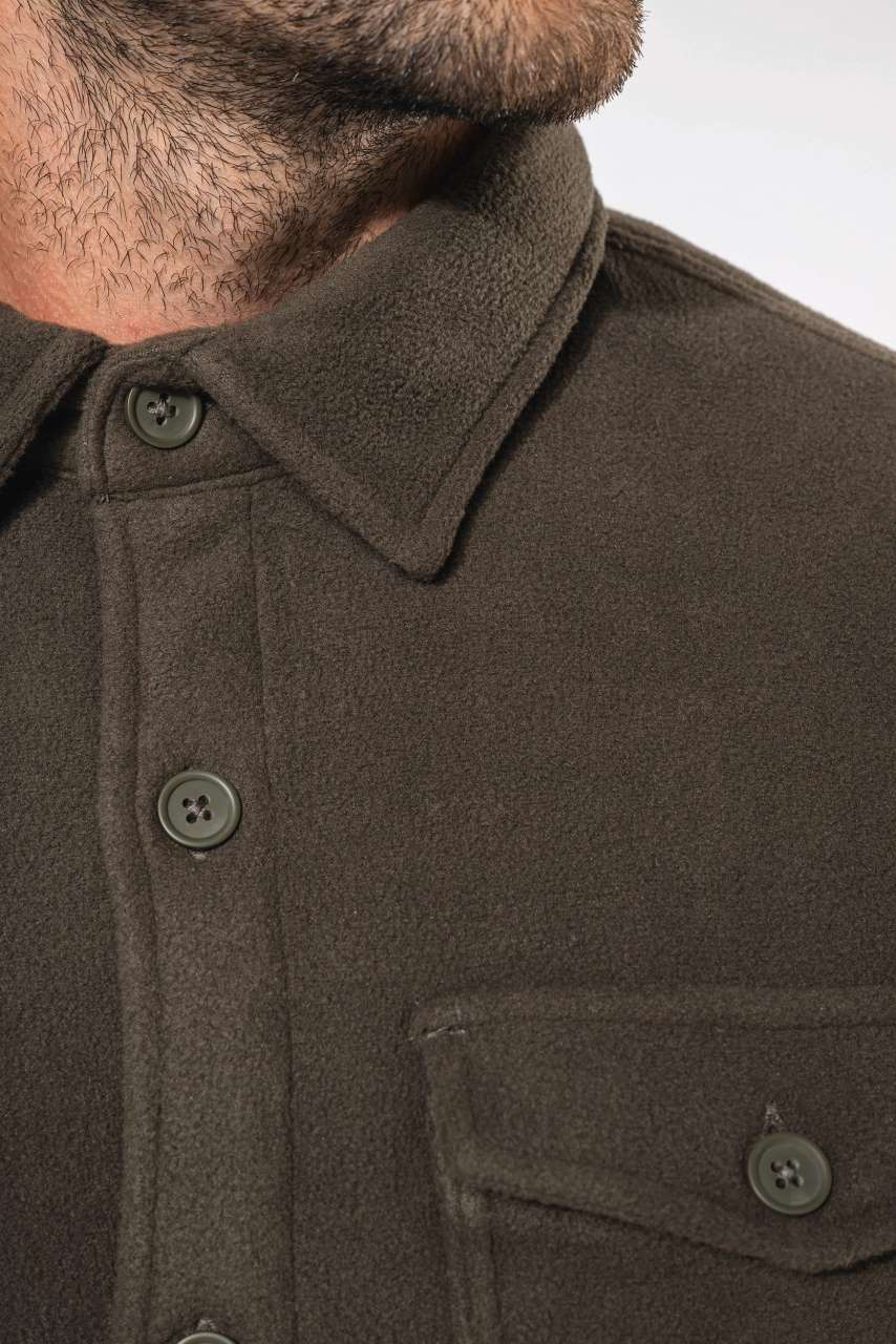 SHERPA-LINED FLEECE OVERSHIRT - Slika 3