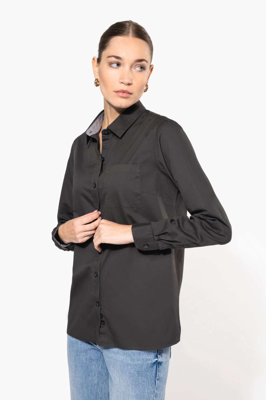 LADIES’ NEVADA LONG SLEEVE COTTON SHIRT - Slika 6