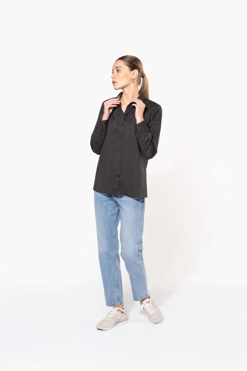 LADIES’ NEVADA LONG SLEEVE COTTON SHIRT - Slika 7