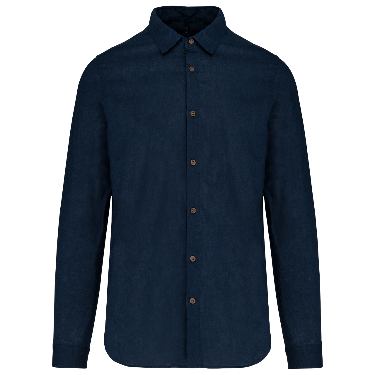 MEN'S LONG SLEEVE LINEN AND COTTON SHIRT