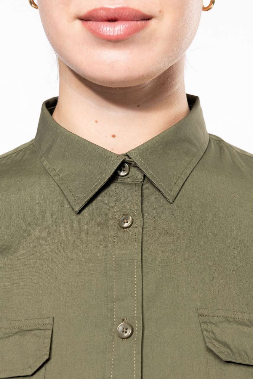 LADIES' LONG-SLEEVED SAFARI SHIRT - Slika 4