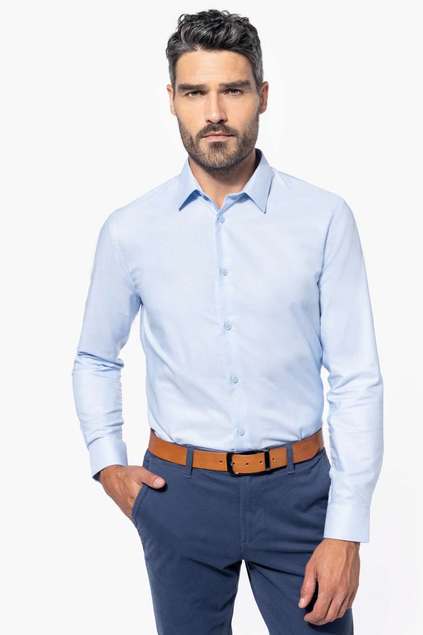 MEN LONG-SLEEVED EASY CARE SHIRT WITHOUT POCKET - Slika 2