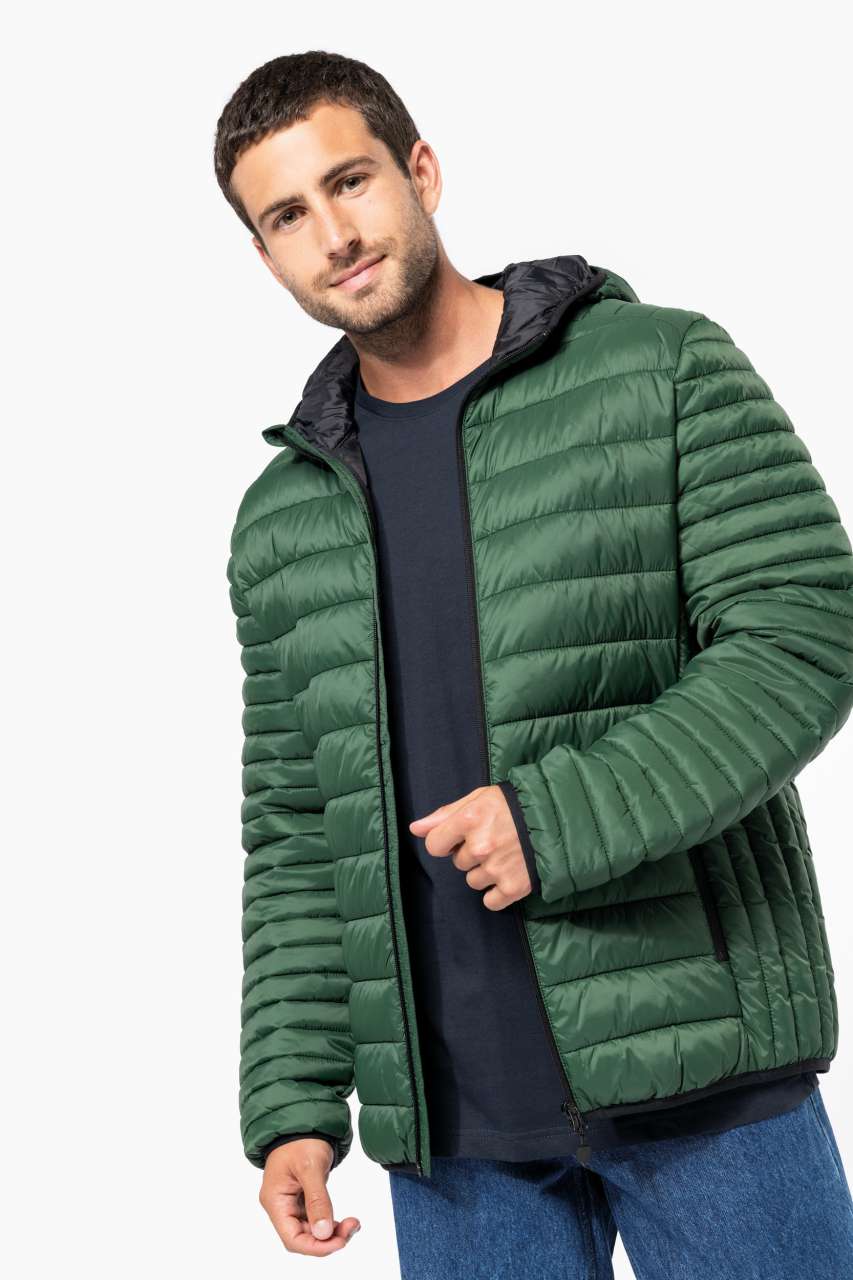 MEN'S LIGHTWEIGHT HOODED PADDED JACKET - Slika 4