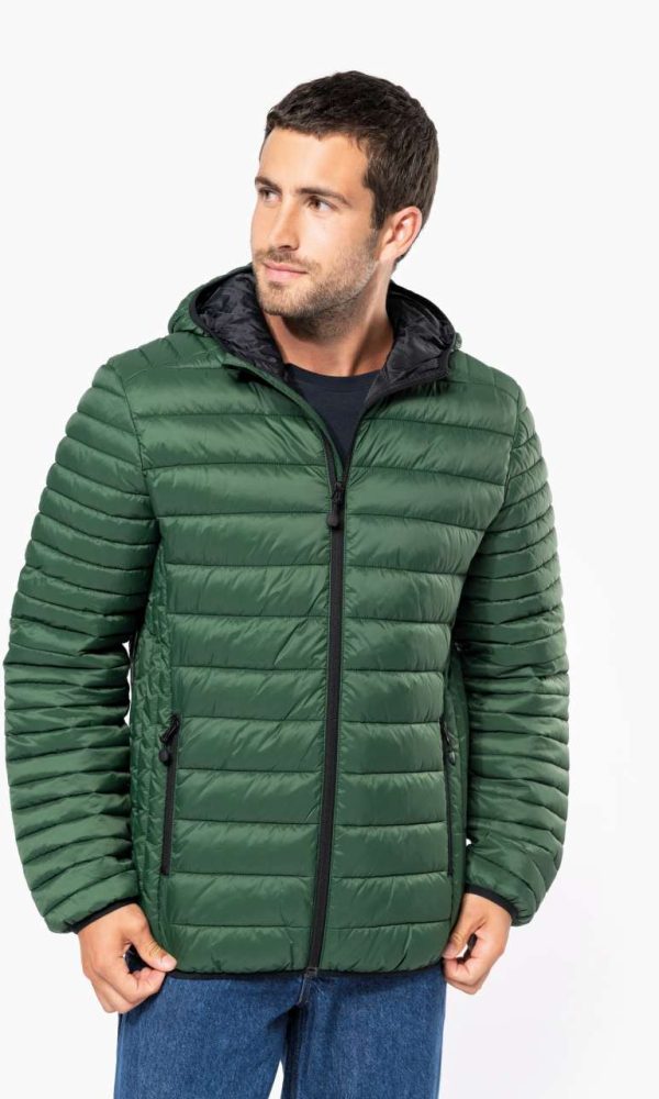 MEN'S LIGHTWEIGHT HOODED PADDED JACKET