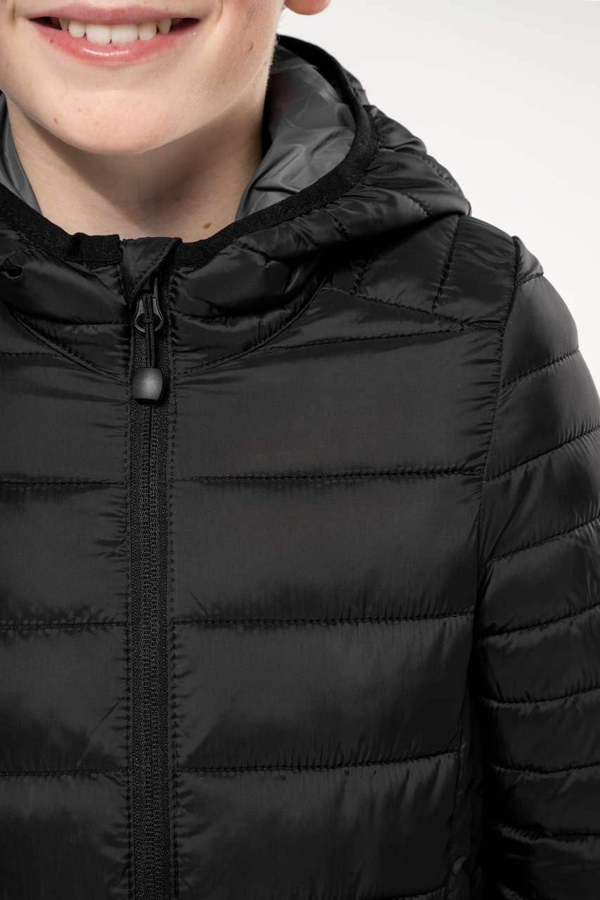 KIDS' LIGHTWEIGHT HOODED PADDED JACKET - Slika 3