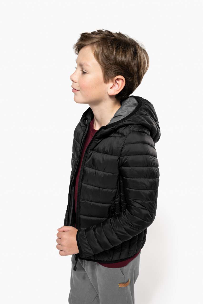 KIDS' LIGHTWEIGHT HOODED PADDED JACKET - Slika 9