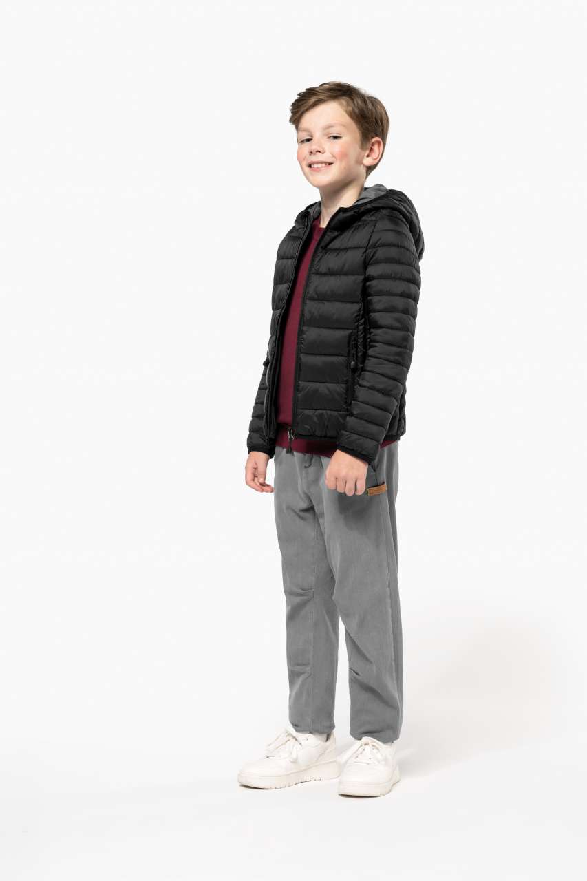 KIDS' LIGHTWEIGHT HOODED PADDED JACKET - Slika 10