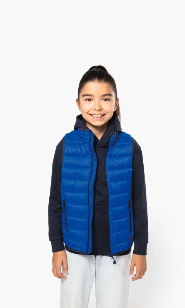 KIDS' LIGHTWEIGHT SLEEVELESS PADDED JACKET