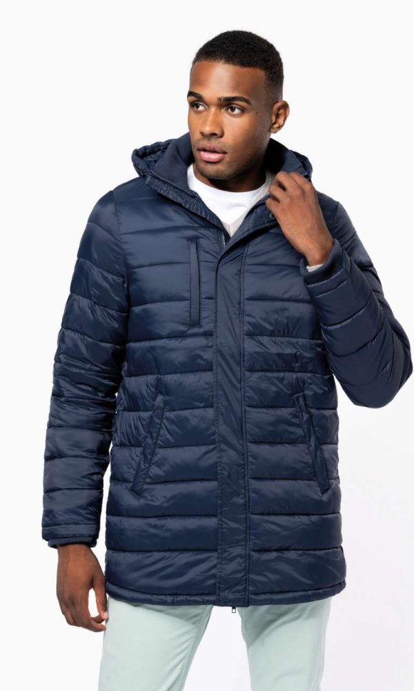 MEN'S LIGHTWEIGHT HOODED PADDED PARKA