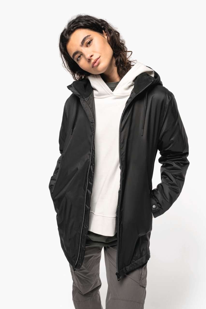 UNISEX HOODED JACKET WITH MICRO-POLARFLEECE LINING - Slika 2