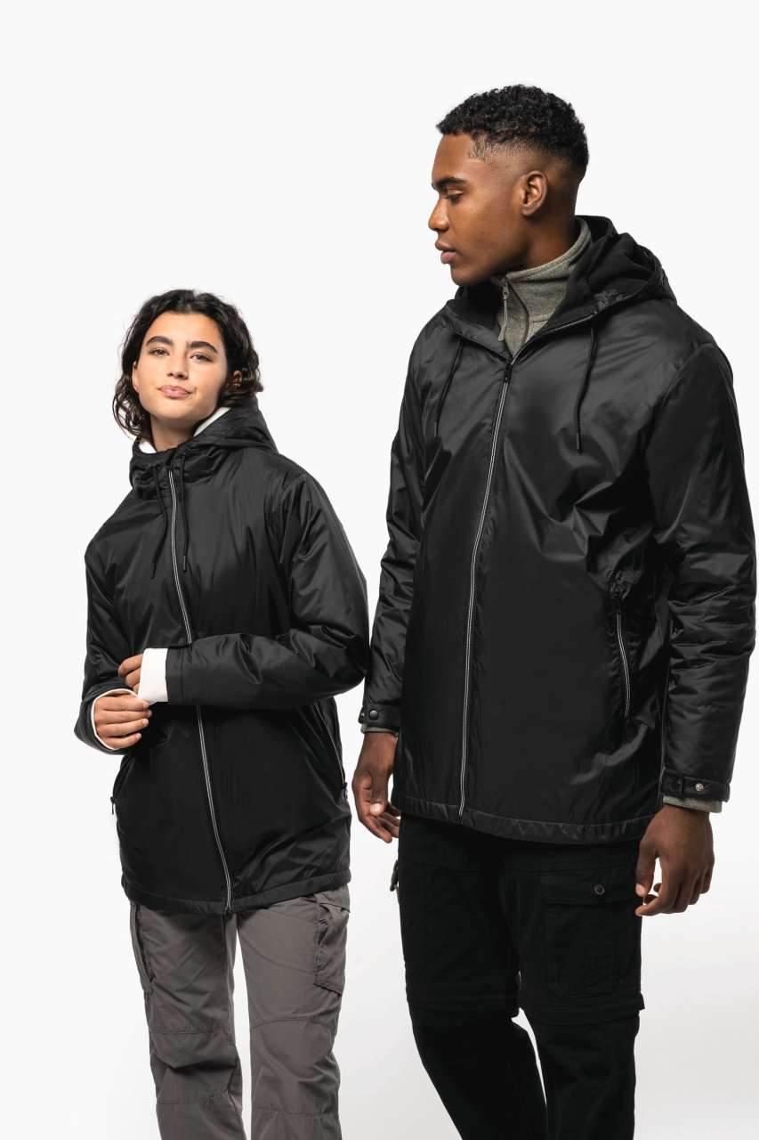 UNISEX HOODED JACKET WITH MICRO-POLARFLEECE LINING - Slika 9