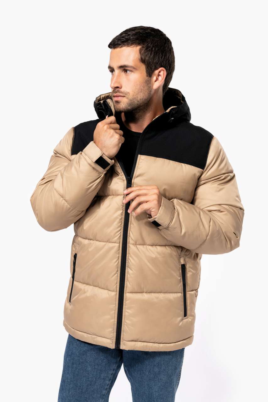 UNISEX BI-TONE PADDED JACKET WITH HOOD - Slika 5