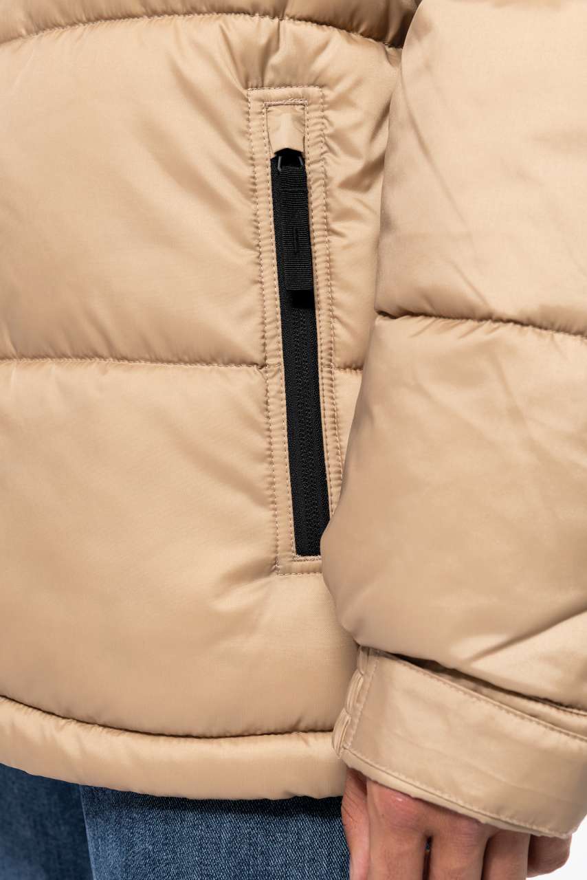UNISEX BI-TONE PADDED JACKET WITH HOOD - Slika 8