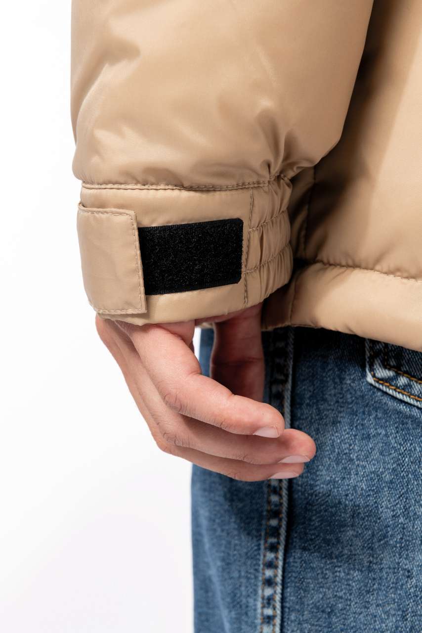 UNISEX BI-TONE PADDED JACKET WITH HOOD - Slika 11