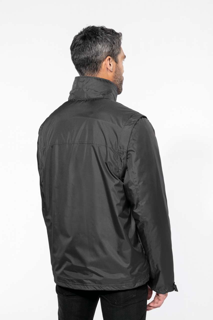 SCORE - DETACHABLE-SLEEVED BLOUSON JACKET - Slika 5