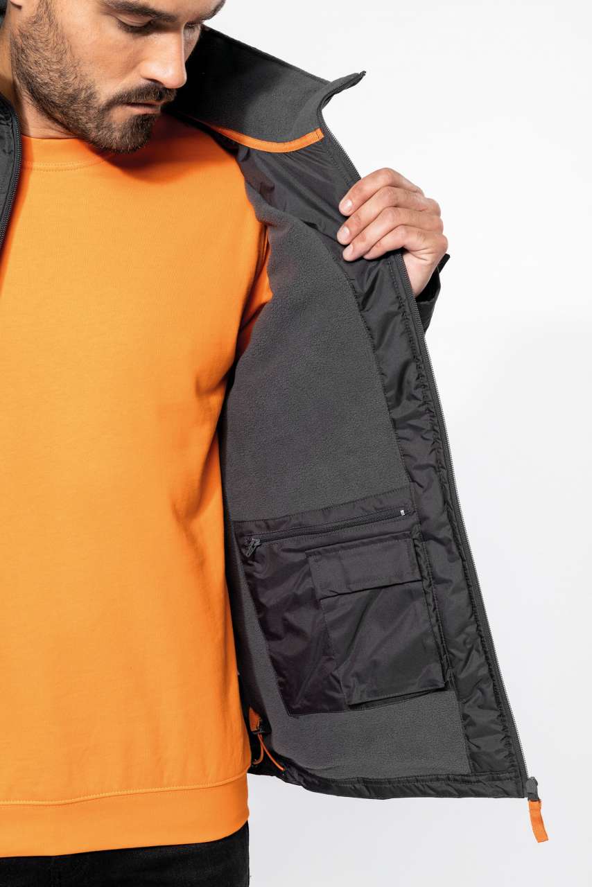 SCORE - DETACHABLE-SLEEVED BLOUSON JACKET - Slika 10