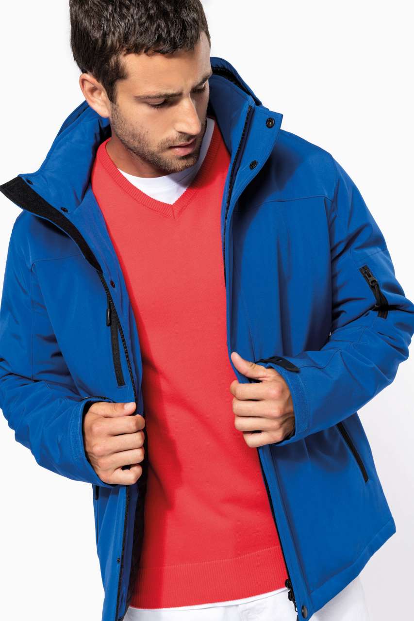 MEN'S HOODED SOFTSHELL LINED PARKA - Slika 2