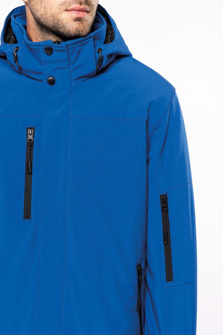MEN'S HOODED SOFTSHELL LINED PARKA - Slika 5