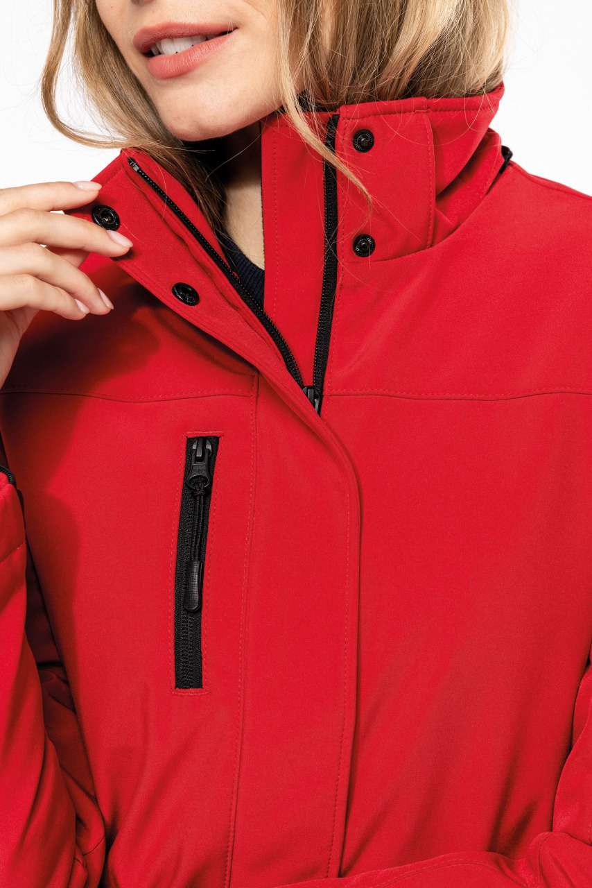 LADIES’ HOODED SOFTSHELL LINED PARKA - Slika 8