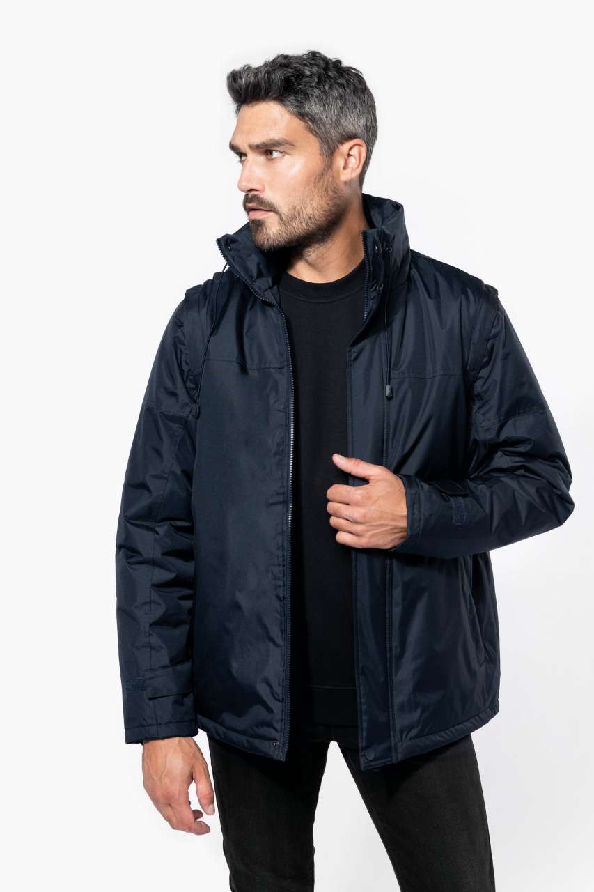 FACTORY - DETACHABLE-SLEEVED BLOUSON JACKET